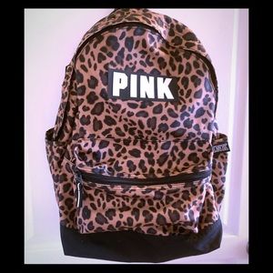 Victoria’s Secret Pink leopard backpack